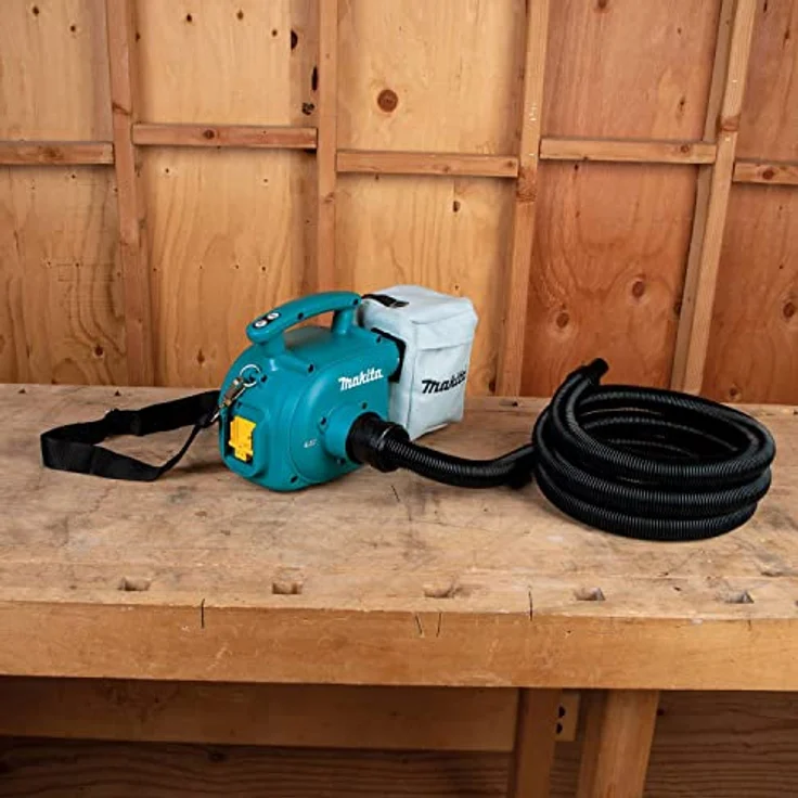 Makita DVC350Z Akku-Staubsauger 18 V (ohne Akku, ohne Ladegerät), Schwarz, Blau, Grau – Bild 5