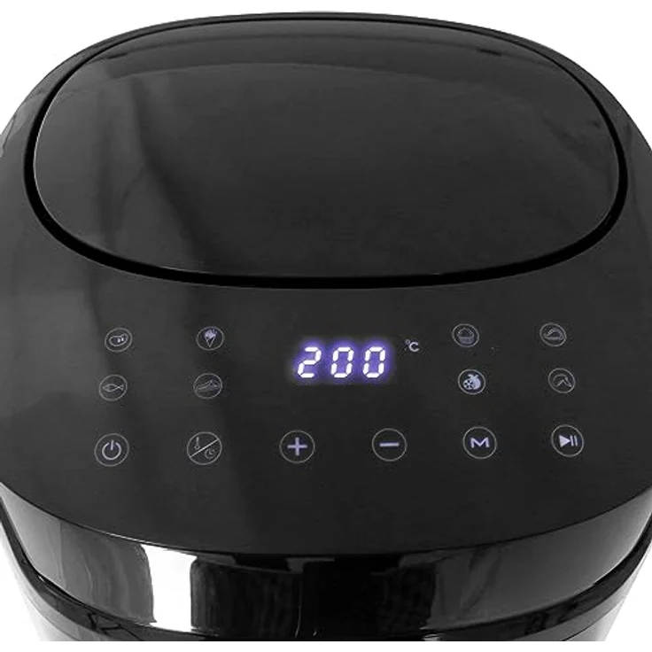 Emerio riesige digitale Heißluftfritteuse, TOP AirFryer, Frittieren ohne zusätzliches Öl, 7.2 Liter Volumen, 8 Automatik Programme, Cool Touch, BPA frei, schnelle Aufheizung, 1800 Watt, AF-129622.1 – Bild 3
