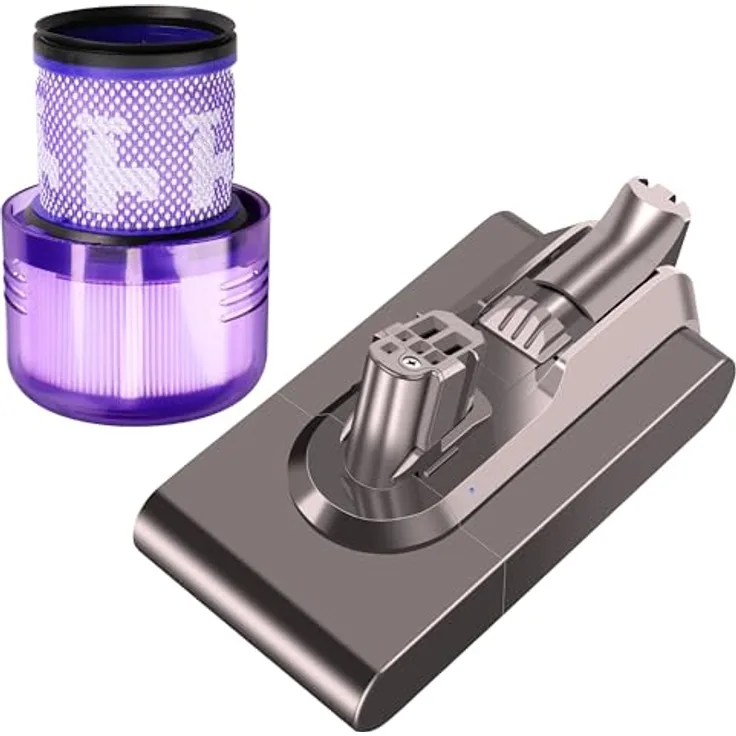 Extralink Dyson V12 Ersatzakku 25,2V 2500mAh mit Filter für Kabel- und handstaubsauger