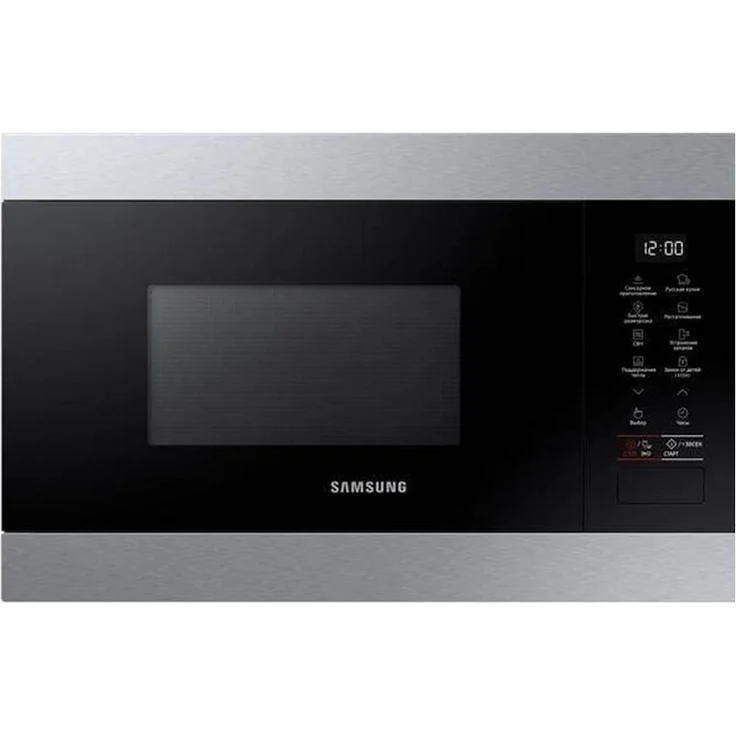Samsung Solo-Mikrowelle MS22M8274AT, 22L, 850W, Edelstahl, mit Warmhaltesystem und Auto Cook – Bild 1