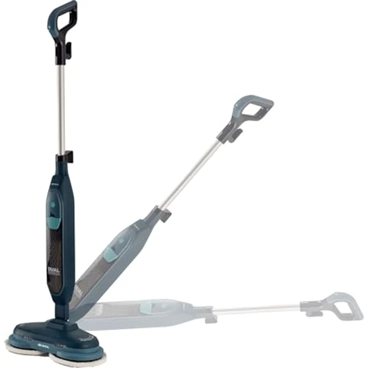 Ariete 4178/00 Dampfmopp, 1500 W, 0,35 l Wassertank, stufenlos regulierbare Dampfstärke, Blau – Bild 1