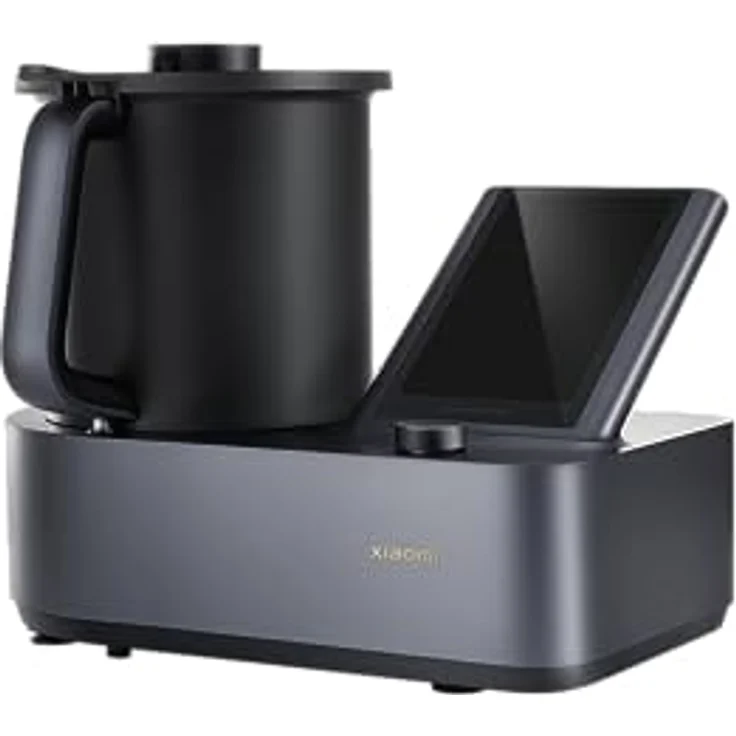 Xiaomi Smart Cooking Küchenmaschine, 1700 Watt, 2,2 Liter, 35 Automatikprogramme, inkl. Dampfgarer, Garkorb, Messbecher, 3D-Induktionsheiztechnologie, schwarz, Serie: MCC01M – Bild 2