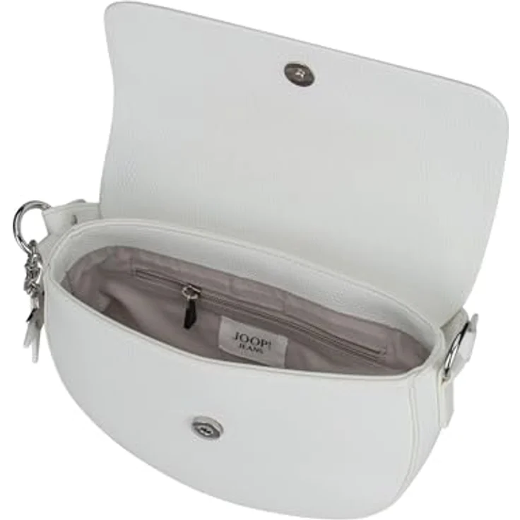 Joop! Jeans Salve Handtasche 24 cm, Weiß, 100% Polyurethan, 24 x 6 x 16 cm – Bild 4