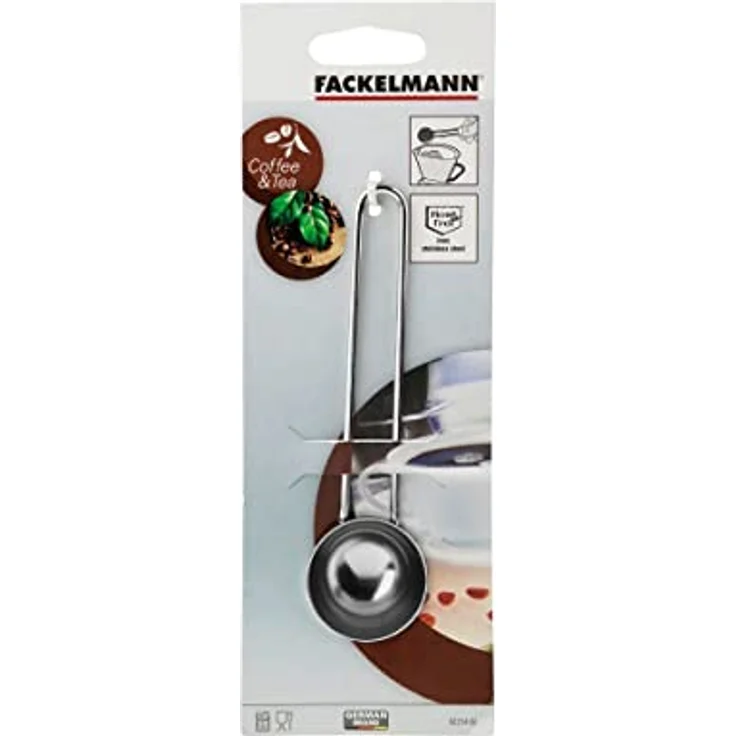 Fackelmann Kaffeedosierlöffel, Löffel aus Edelstahl, Messlöffel für Kaffee oder Matcha (Farbe: Silber), Menge: 1 Stück – Bild 6