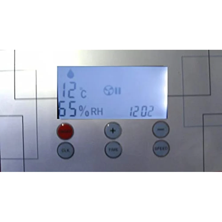 D&L Bautrockner Luftentfeuchter 55281 Raum Entfeuchter 50L Trockner Lufttrockner AWZ, mit elektronischem Hygrostat, stromsparend (silber) – Bild 4