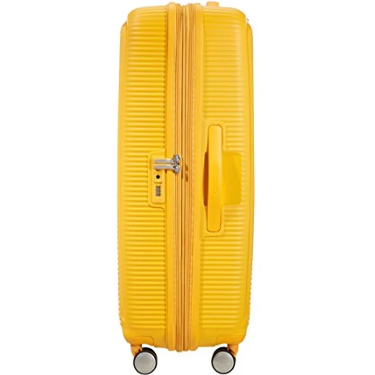 American Tourister Soundbox - Spinner L Erweiterbar Koffer, 77 cm, 110 L, Gelb (Golden Yellow) – Bild 3