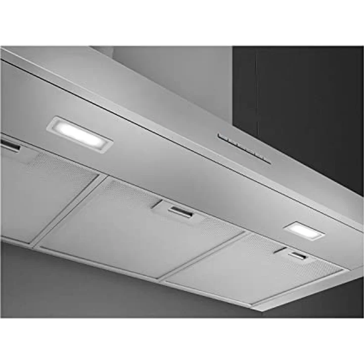 Smeg KBT900 Wandhaube 90 cm Flache T-Form Dunstabzugshaube Edelstahl – Bild 3