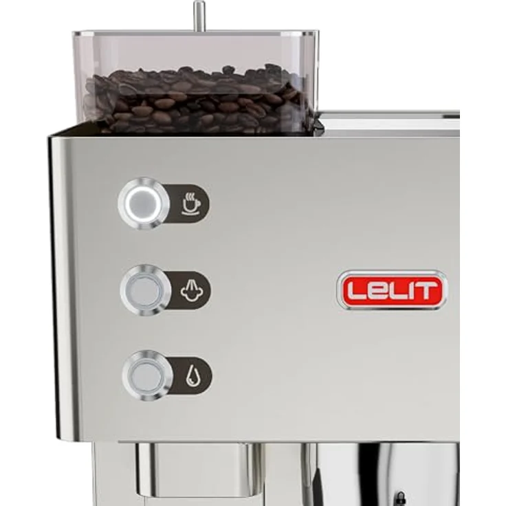 Lelit pl82t Maschine für Espresso mit integriertem Mahlwerk, 0.35 kg, 230 V, 1200 W, stahl – Bild 5