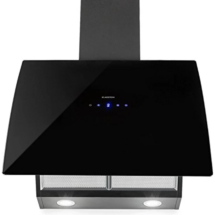 Klarstein Annabelle Dunstabzugshaube Kopffrei, Wandhaube, 650 m³/h, Abluft/Umluft, Touch-Steuerung, Edelstahl, schwarz – Bild 4