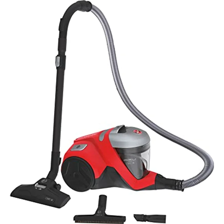 Hoover H-POWER 300 Bodenstaubsauger mit Parkettdüse – leichter & kompakter beutelloser Staubsauger mit XL Staubbehälter – leiser Zyklon-Staubsauger (75 dBA) mit 2-in-1 Zubehör – Bild 1