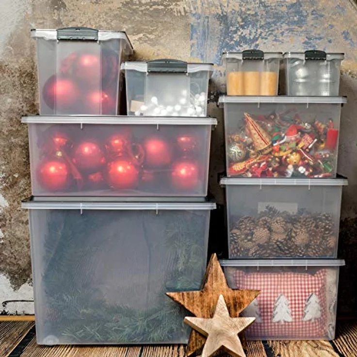 Aufbewahrungsbox 38l mit Deckel – Bild 5