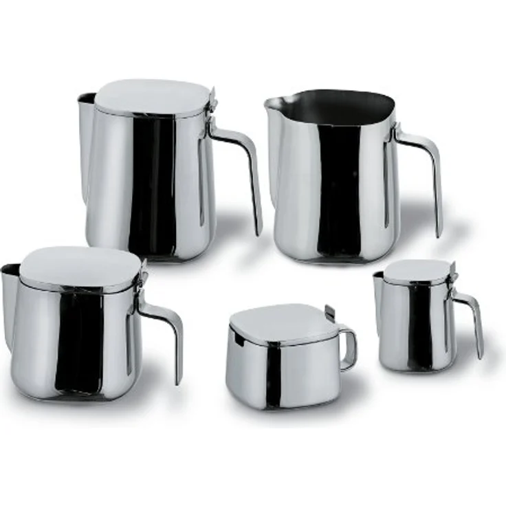 Alessi Rahmkännchen aus Edelstahl, Original Design, 20 cl, Silber – Bild 2