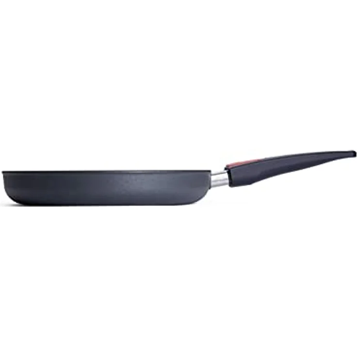 Woll Diamond Lite Flachpfanne - Induktiv -, Ø 28 cm, 5 cm hoch, mit abnehmbarem Stiel - Geeignet für alle Herdarten, Aluguss, backofenfest, anthrazit – Bild 2