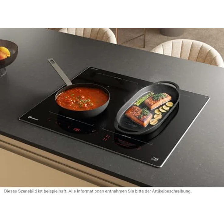 Bauknecht BTX6019DCA, autarkes 60 cm Induktionskochfeld mit 4 Zonen, Ceran-Oberfläche – Bild 7