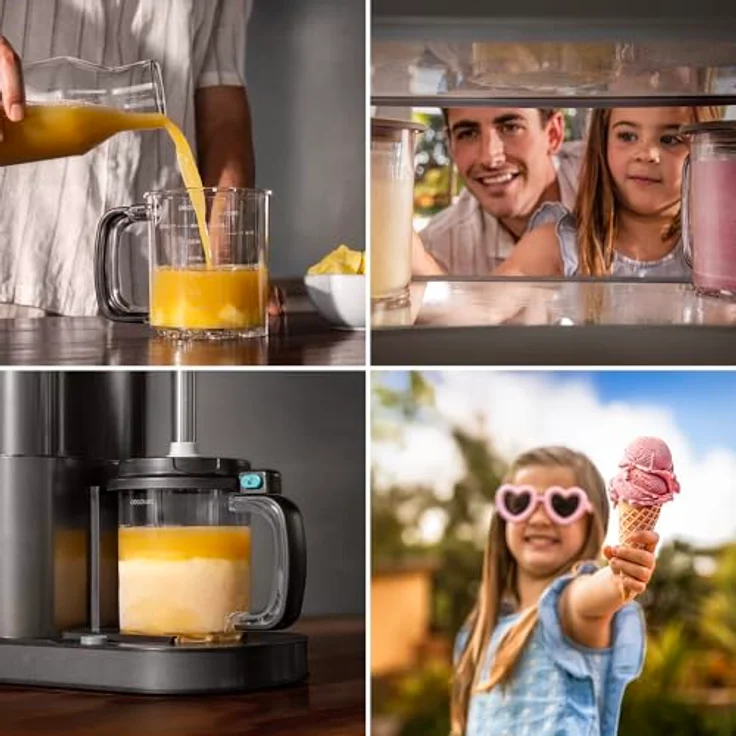 Cecotec Gelatec 2100, Speiseeismaschine mit 10 Programmen, CreamOn-Technologie und Touchscreen, 2,1 l Fassungsvermögen, Edelstahl – Bild 7