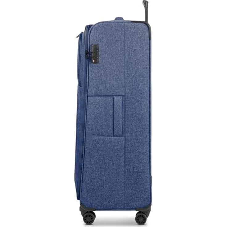 Redolz Essentials 12, XL 4-Rollen Trolley 90 cm, 130 l, sehr groß, blau, mit TSA-Schloss und intelligentem Innenleben – Bild 3