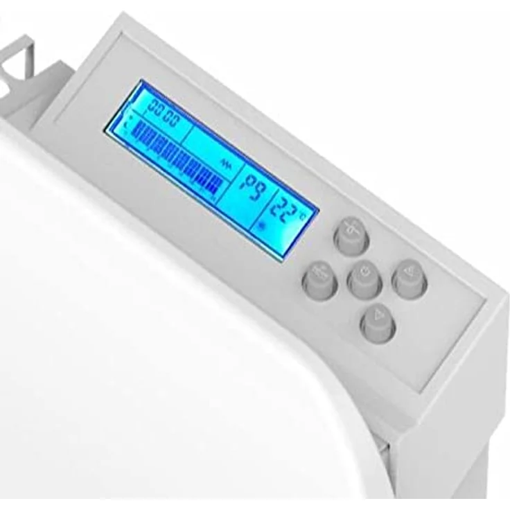 Kalia 1500-Watt-Keramik-Elektroheizkörper BAT-NDFL1825B-3C, Heizgerät mit digitaler LCD-Anzeige und 4 Betriebsmodi in Weiß – Bild 4