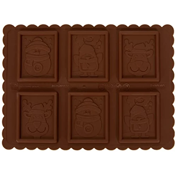Silikomart 22.161.77.0165 CKC01 SNOWMAN SLIM - SILICONE MOULD – Bild 4