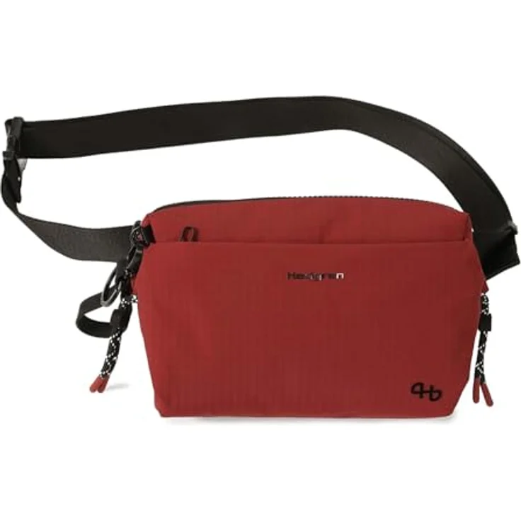 Hedgren String Jun Gürteltasche, 21 cm x 4.5 cm x 14.5 cm, 100% Polyester, rot – Bild 6