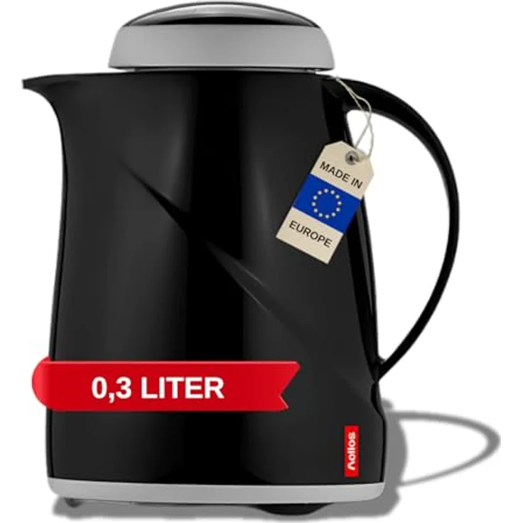 Helios Wave Kunststoff-Isolierkanne, schwarz, 0,3 Liter – Bild 2