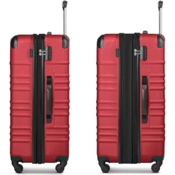 WENGER Amplar Evo Check-in Koffer, großer XL Trolley 94 Liter, 51 x 30 x 75 cm, erweiterbar, stoßfestes ABS Material, Teleskopgriff, stilvolles Design – Bild 3