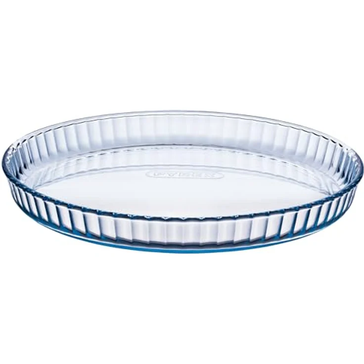 Pyrex 812B000-5046 Bake & Enjoy Runde Kuchenform aus ultrabeständigem Glas, farblos, 24 cm – Bild 2