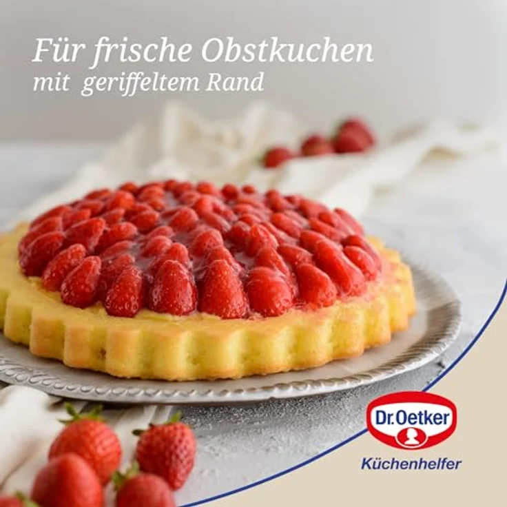 Dr. Oetker Obstkuchenform Ø 28 cm Flexxibel, Obsttortenform aus Silikon, Tortenbodenform für eindrucksvolle Kreationen, hochwertige Silikon-Kuchenform, Menge: 1 Stück – Bild 5