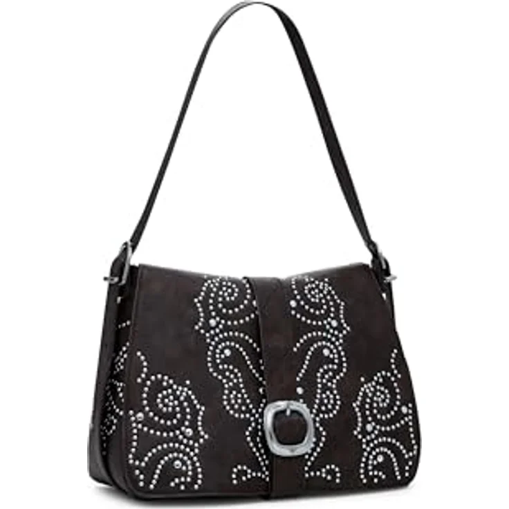 Desigual Poker Face Posadas Umhängetasche, 31 cm, braun, aus 100% Polyurethan – Bild 1
