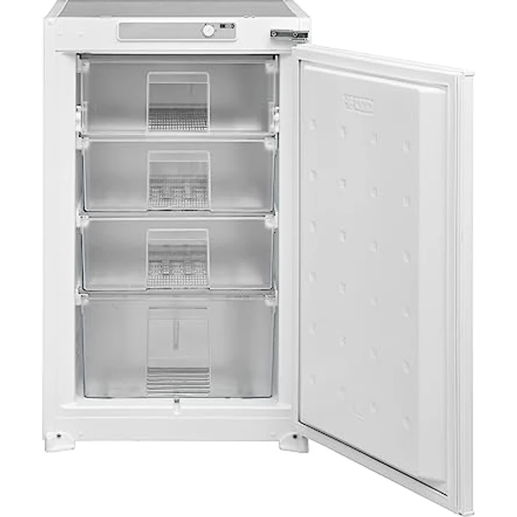 Telefunken EG88S95E Einbaugefrierschrank | Tiefkühlschrank | 88cm Nische | 94 Liter Nutzinhalt | Temperaturregelung | 4-Sterne-Gefrierraum | Weiß – Bild 1