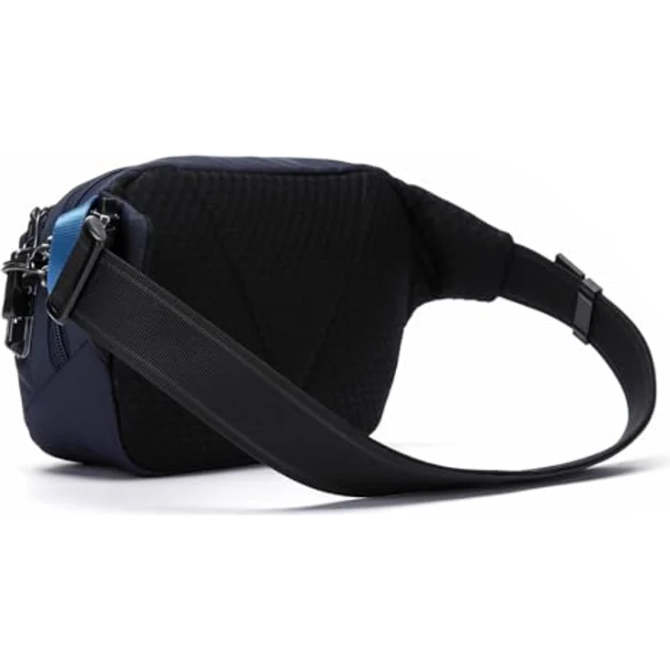 Pacsafe Vibe 100 Gürteltasche RFID, 27 cm, 100% Nylon, blau – Bild 5