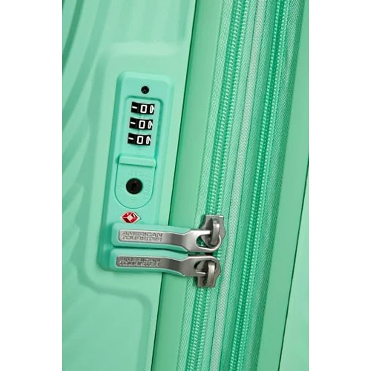 American Tourister Mickey Magic Kabinentrolley 55 cm, 4 Rollen, Dehnfalte, grün, 100% Polypropylen – Bild 8