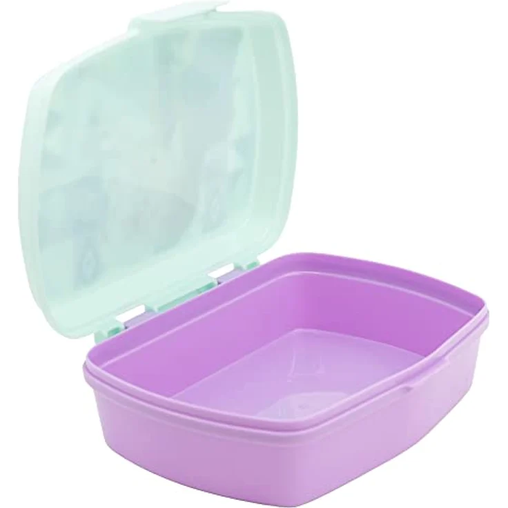 Stor RECHTECKIGE BROTDOSE FROZEN ICE MAGIC, BPA-frei, bunt, offizielles Lizenzprodukt – Bild 3