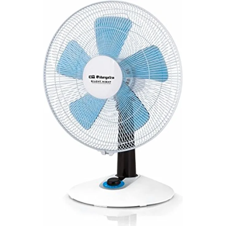 Orbegozo TF 0148 - Tischventilator Silent Night, vier Geschwindigkeiten, Turbofunktion, 60 W, Weiß