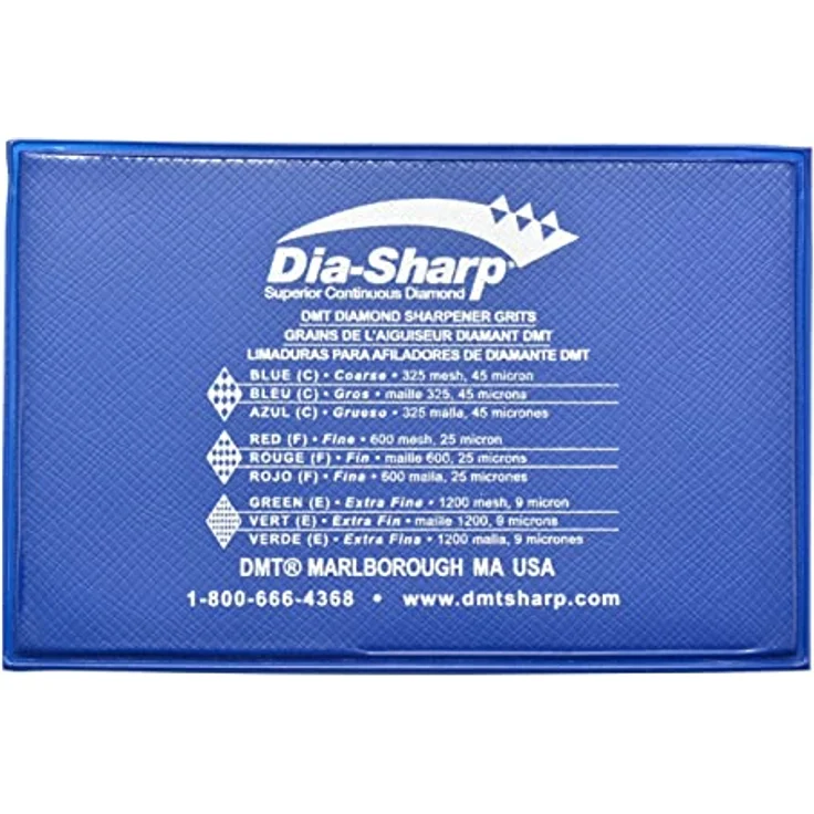 DMT Dia-Sharp-Schärfkarte, Kreditkartengröße 7,62 cm, 3-teiliges Set, extrafein, fein und grob, D3EFC – Bild 5