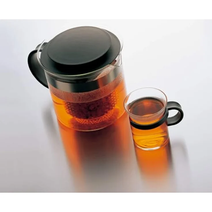 Bodum 1880-01 Teapress 1,5l schwarz Teapot Bistro Nouveau – Bild 5