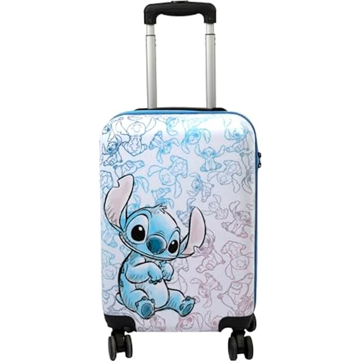 UNDERCOVER Kinderkoffer Stitch, 59 cm, 4 Rollen, mit TSA-Zahlenschloss, Polycarbonate Trolley in blau – Bild 3