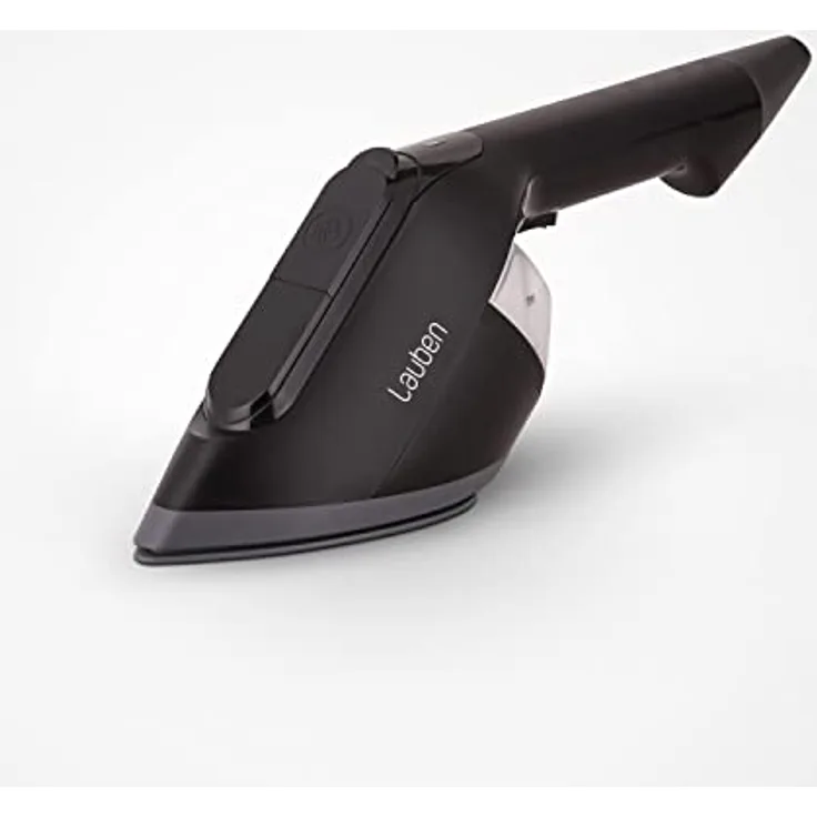Lauben 1950BC Steamer Dampfglätter, 1950W, 170ml, leichte Reise Handbügeleisen, Dampfbürste heiß in 20s, Vertikales und horizontales Bügeln, 3M lange Schnur, Clothes Steamer, Dry Iron Funktion