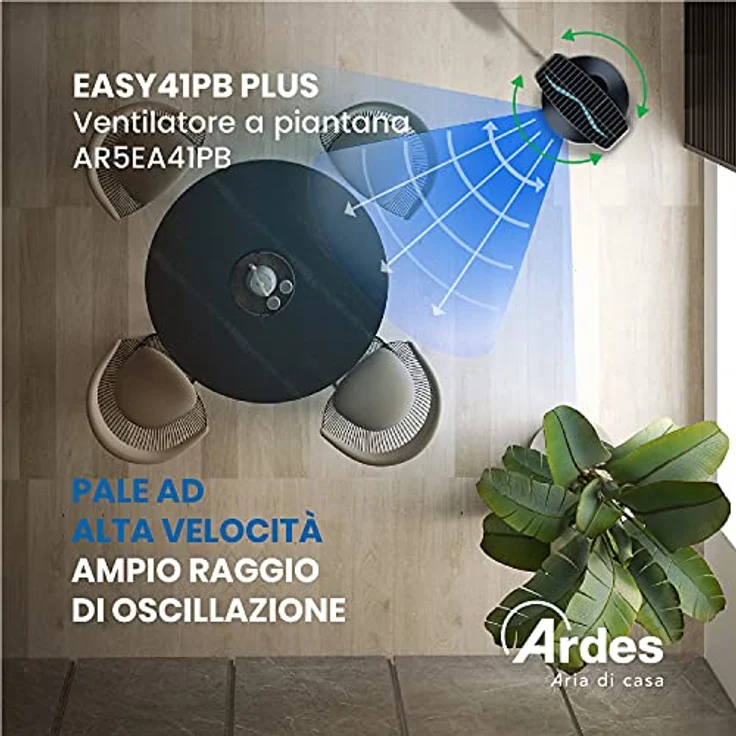 Ardes AR5EA41PB Easy 41PB Plus Standventilator 3 Flügel 40 cm rund – Bild 13