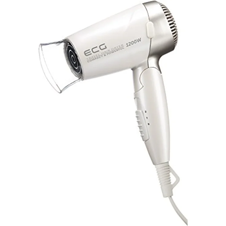ECG VV 1200 travel Haartrockner für Reisen, S, silber – Bild 3