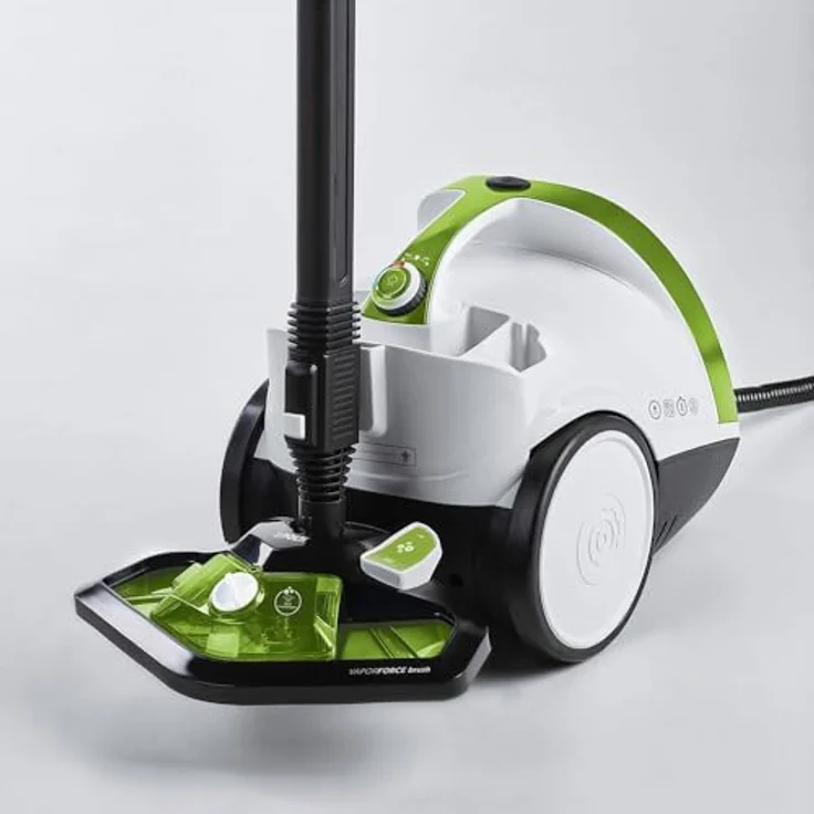 Polti Dampfreiniger Vaporetto Smart 110 Eco, Dampfreiniger, Grün, Schwarz, Weiss, 2 l Frischwassertank – Bild 4