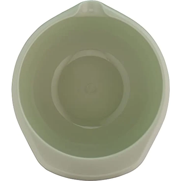 Emsa K32428 Prep&Bake Kunststoff-Rührschüssel 2,8 L | rutschfester Boden | perfekte Stabilität beim Mischen | integrierte Ausgießlippe für präzises, sauberes Ausgießen | spülmaschinenfest | Grün/Grau – Bild 2