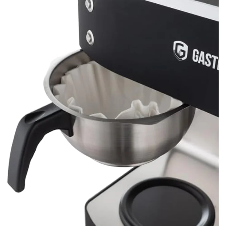 GastroHero Filterkaffeemaschine, 2x 2 Liter schwarz, mit 2 Glaskannen, für 200 Tassen/Stunde, ideale Filterkaffeemaschine für Gastronomie und Café – Bild 5