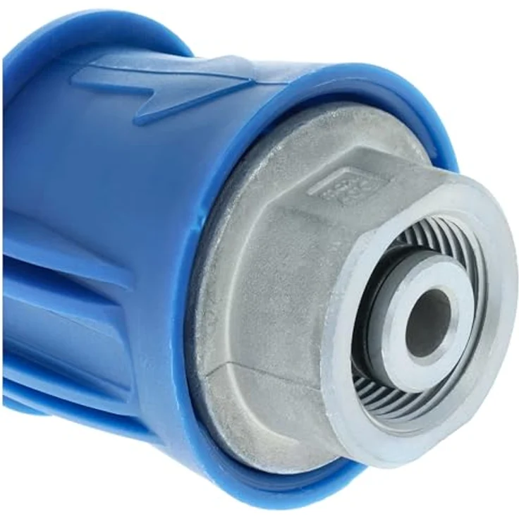 vhbw Adapter Quick Connect-Anschluss auf M22 Gewinde, kompatibel mit Bosch Aquatak Advanced und Universal Hochdruckreiniger, blau – Bild 5