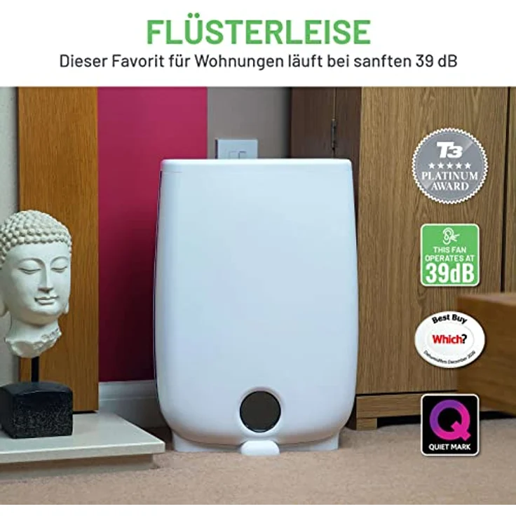 Meaco DD8L Luftentfeuchter, 660 W, 240 V, Weiß, 8L – Bild 3