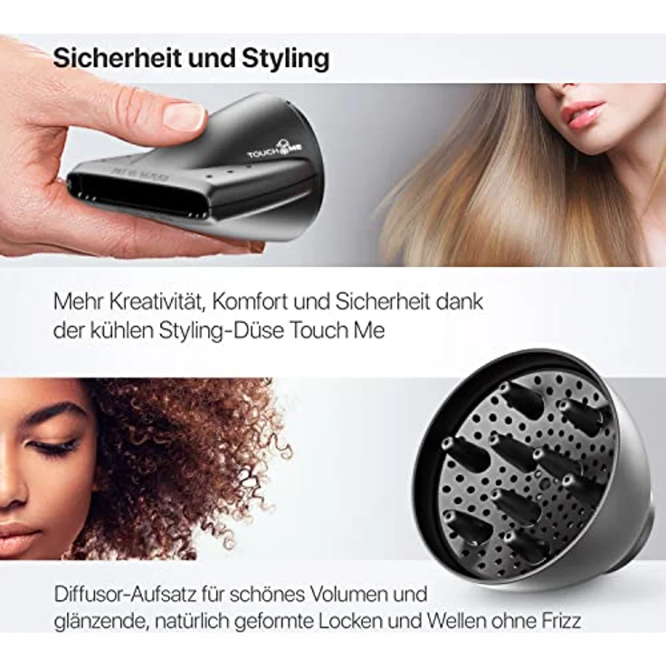 Valera Professioneller Ionen-Haartrockner Swiss Silent Jet 8600 für leises und schnelles Trocknen, 2400 Watt – Bild 4