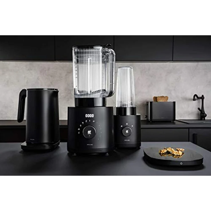 Zwilling Enfinigy Hochleistungsstandmixer 1600W 5300, 12 Geschwindigkeiten, 6 Automatikprogramme, 1,8L Behälter, schwarz - Preisvergleich – Bild 4