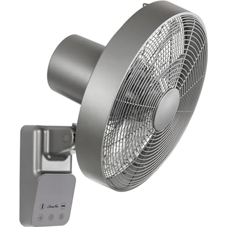 CasaFan Airos Eco Design Wall, Wandventilator in titansilber mit Timer und Fernbedienung, 5 Stufen – Bild 3