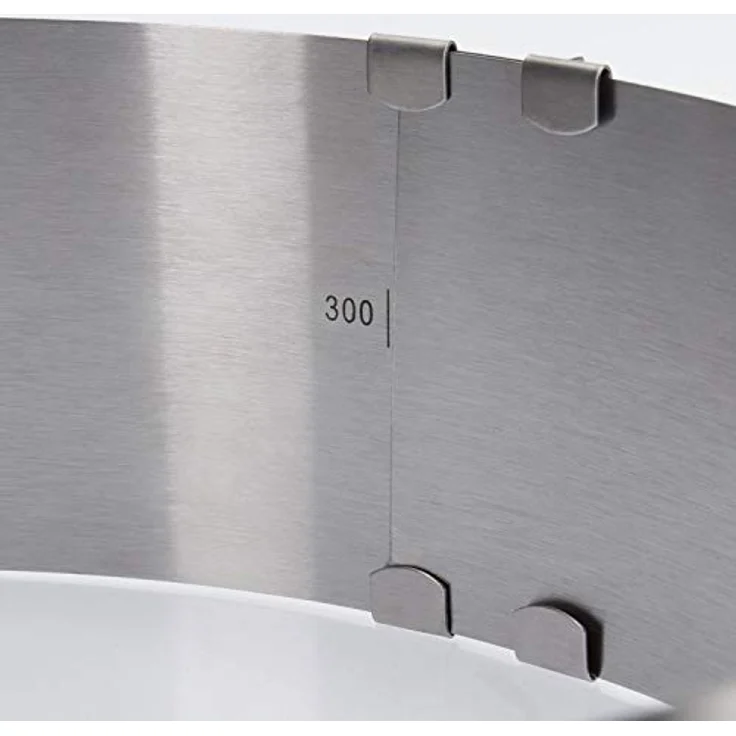 Westmark Tortenring mit verstellbarem Durchmesser von 16 bis 30 cm, Rostfreier Edelstahl, Silber, 31312260 – Bild 6