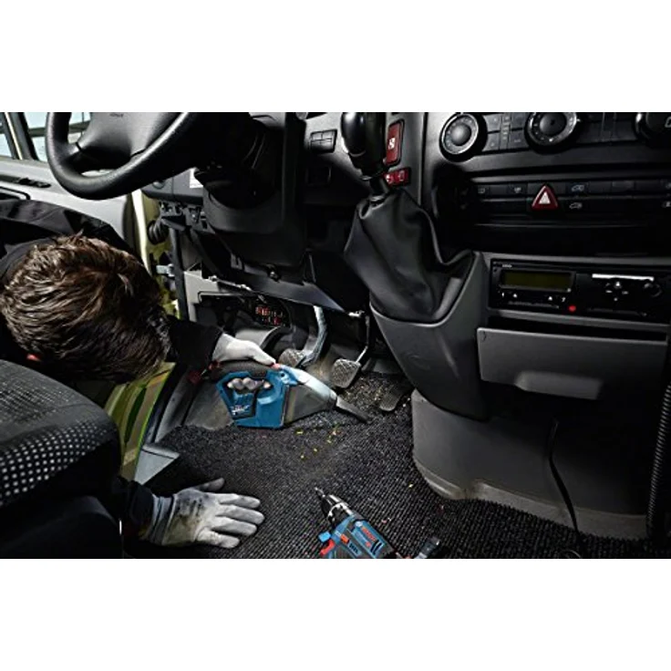 Bosch Professional 12V System Akku-Sauger GAS 12 V (Behältervolumen: 0,35 l, inkl. 2x3,0 Ah Akku + Ladegerät, in L-Boxx) – Bild 4