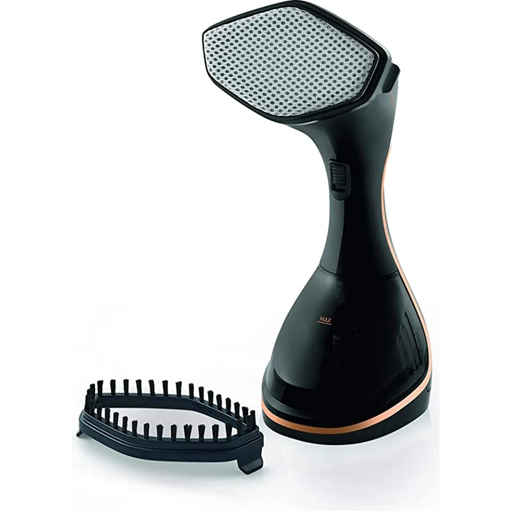 Grundig ST7950 Dampfbügelbürste Fashion Brush, Schwarz-Kupfer, Steamer – Bild 3